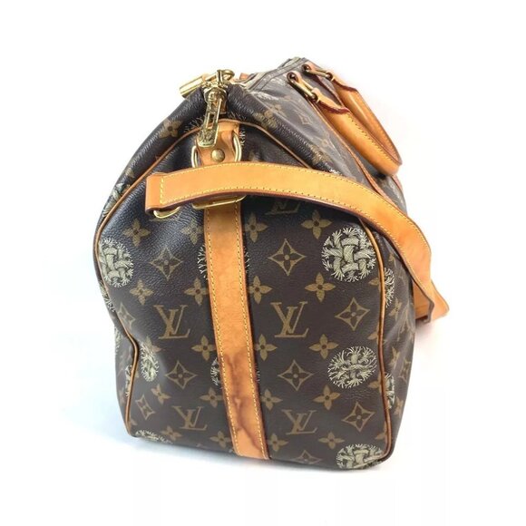 LOUIS VUITTON Monogram Christopher Nemeth collab KeepallBandouliere45 Duffle Bag - Picture 3 of 16